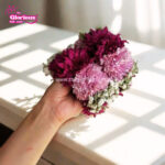 Pink Imported Flower Gajra Set