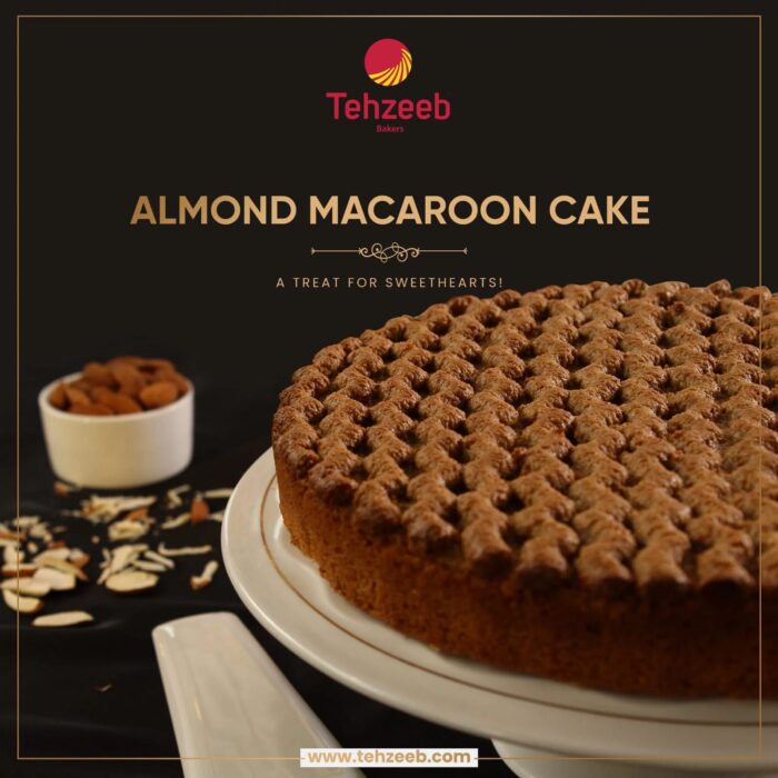 Almond AlmonMacaroon Cake by TehzeebBakers - Image 1