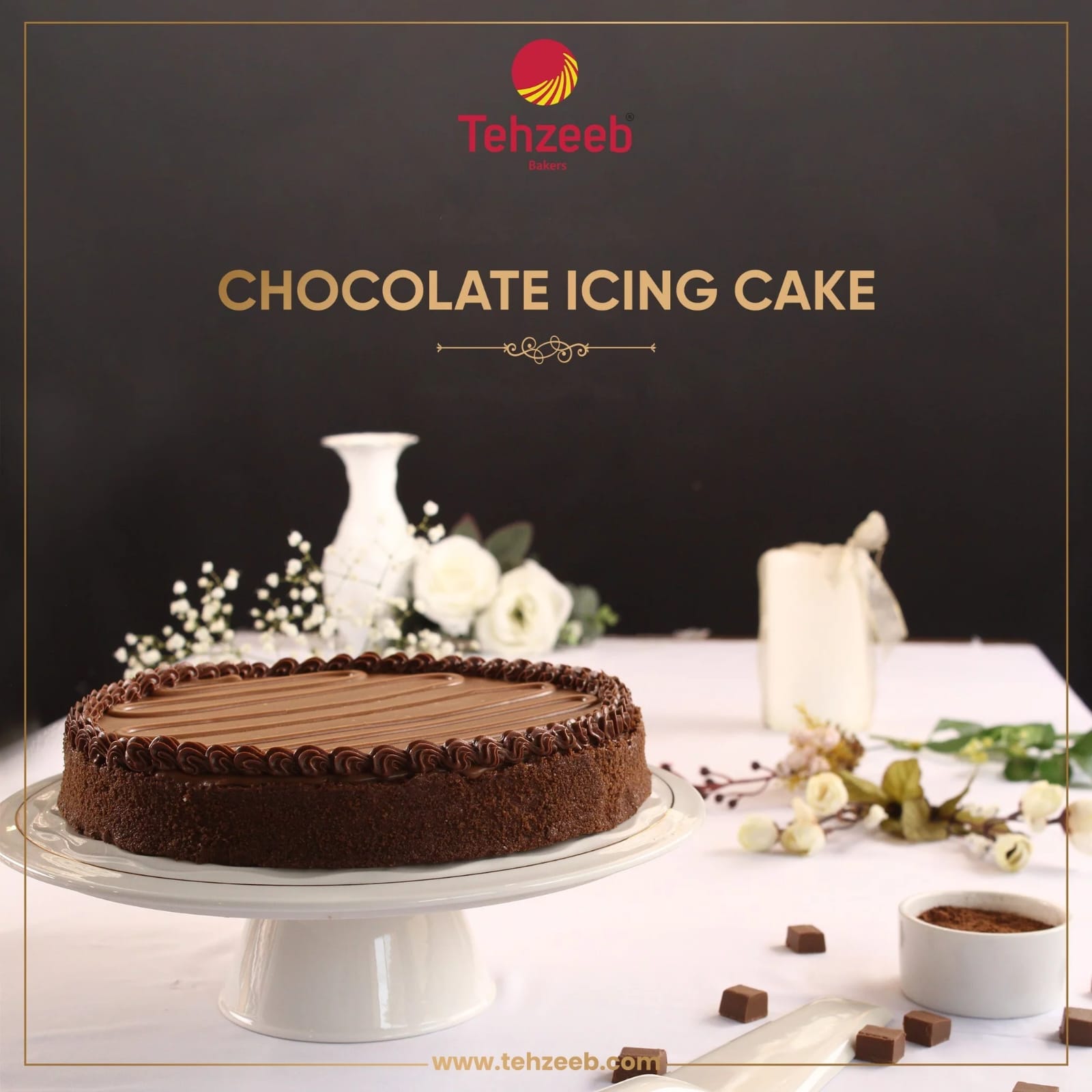 Chocolate Icing Cake by Tehzeeb Bakers Rs 3,850.00