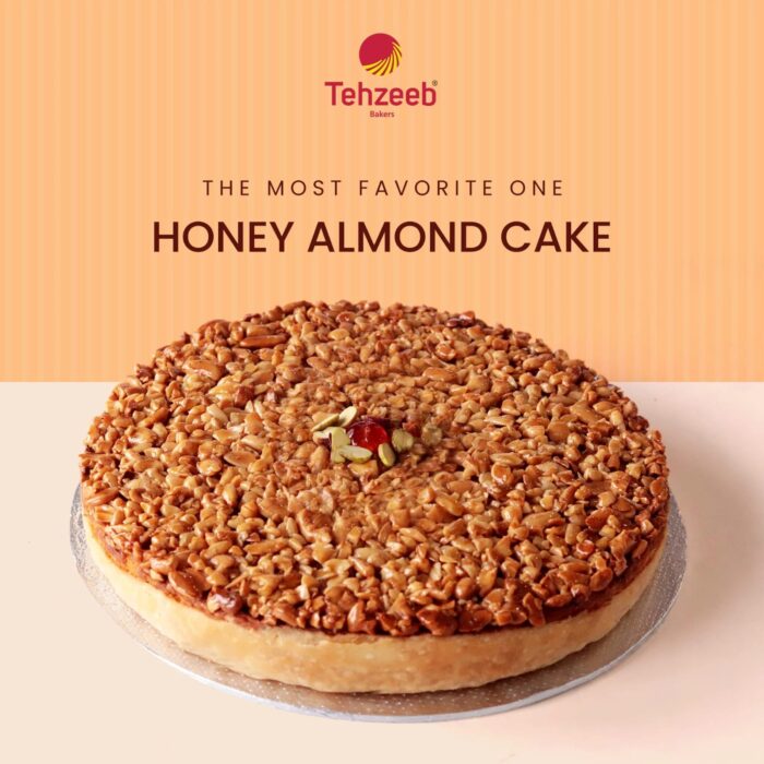 HoneyAlmond Cake by Tehzeeb Bakers - Image 1