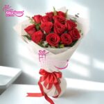 Local Red Rose with Papar Packing