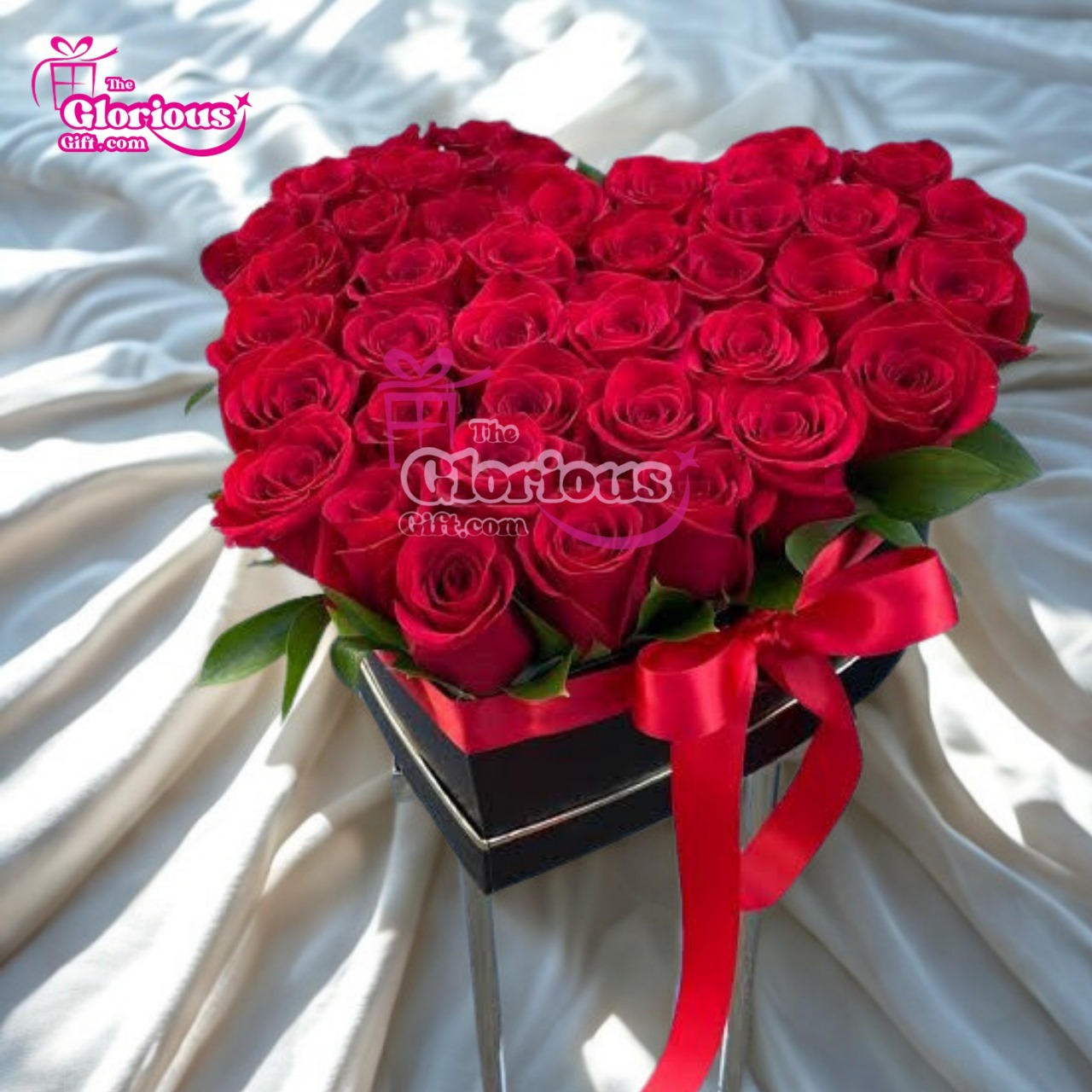 IMG-20251008-WA0026 Red Roses in HeartShape Box For Love - Image 1