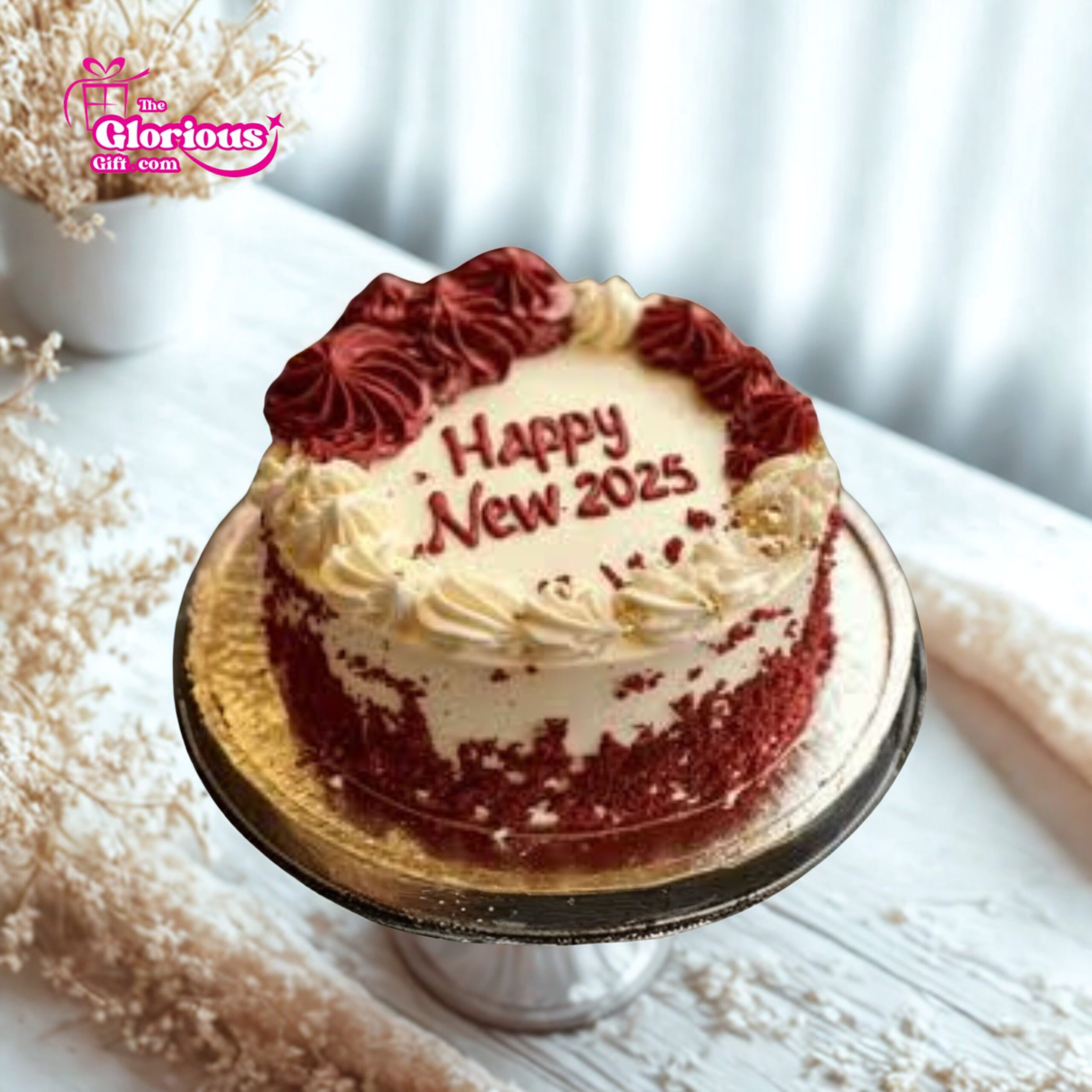 1 Red Velvet New Year Cake - Image 1