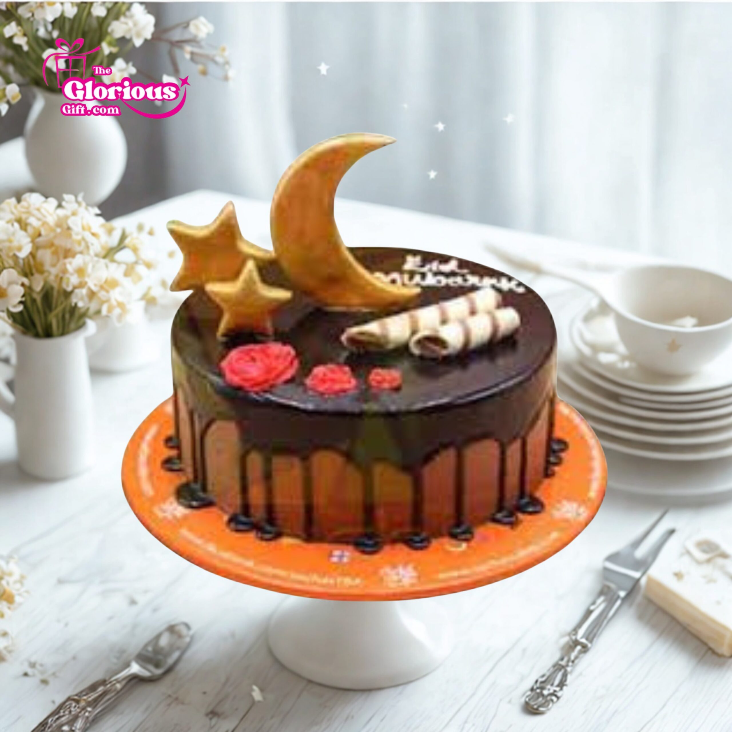 1 Dark Chocolate Love Cake - Image 1