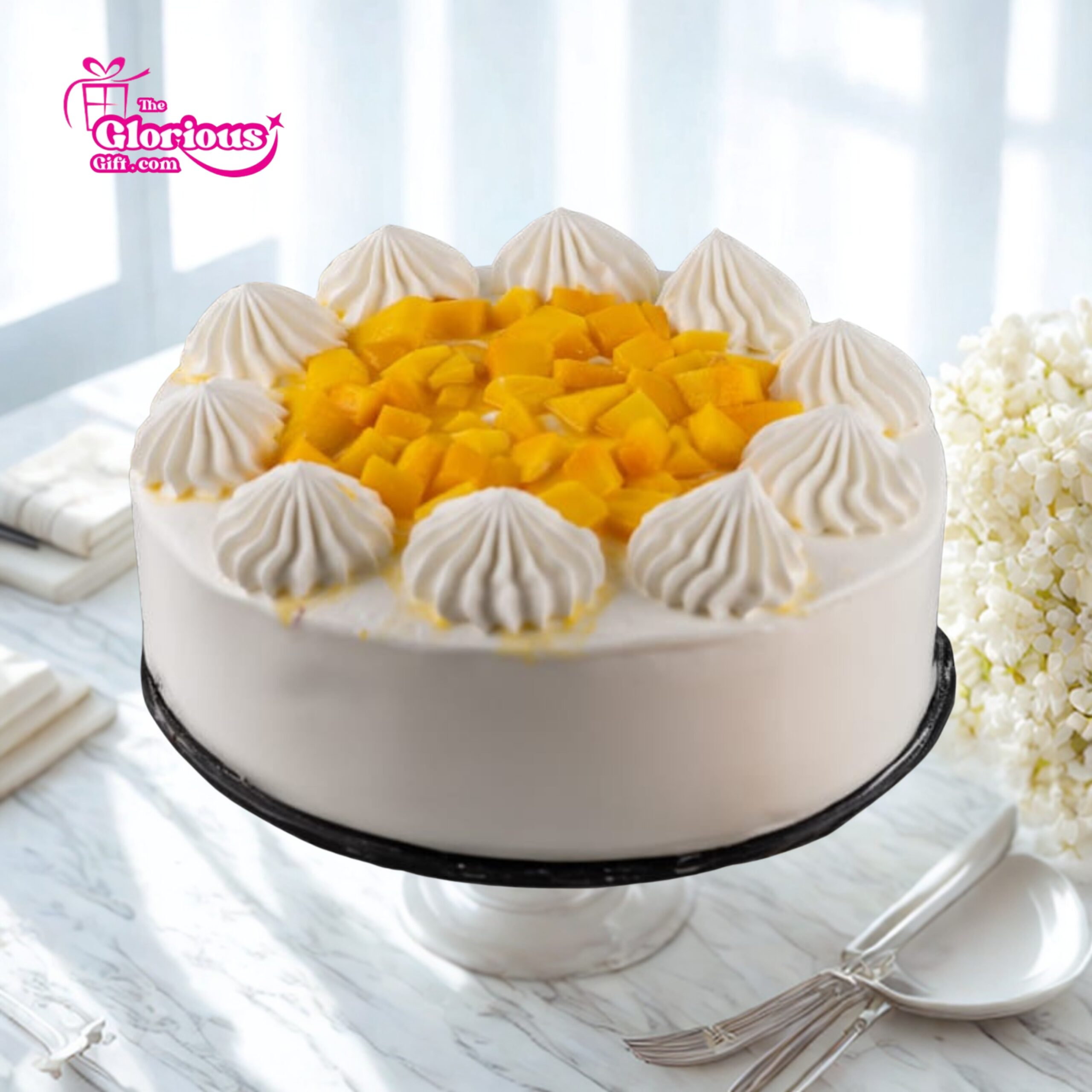 22 Mango Cream Cake by Kitchen Cuisine - Image 1