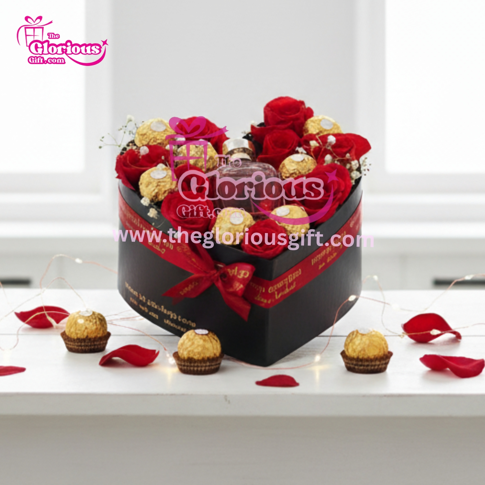 25 Heart Shape Loved Box For Her - Image 1