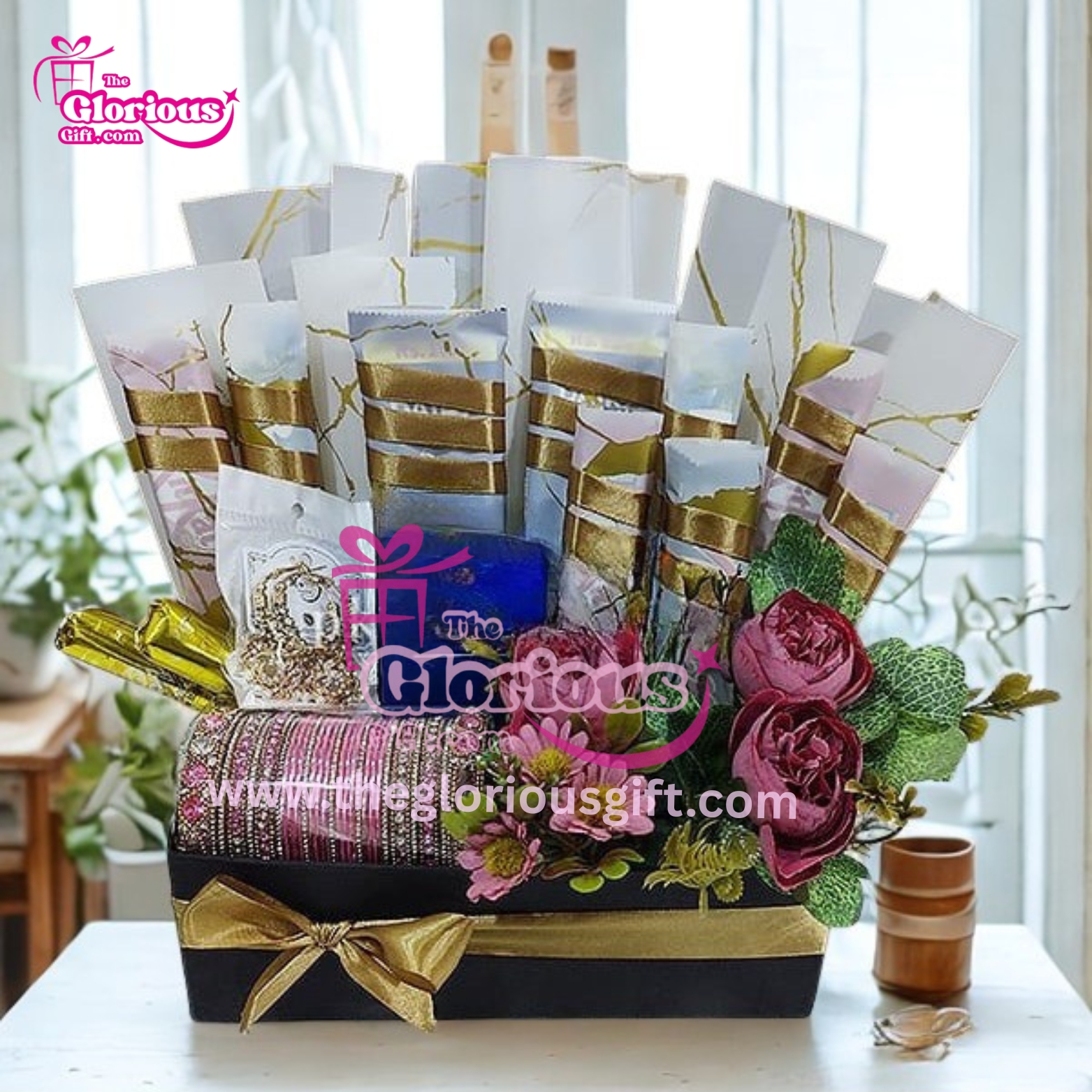 27 Customized Eid Basket For Her - Image 1