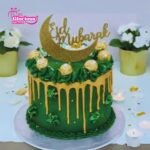 Green Crust Floral Cake