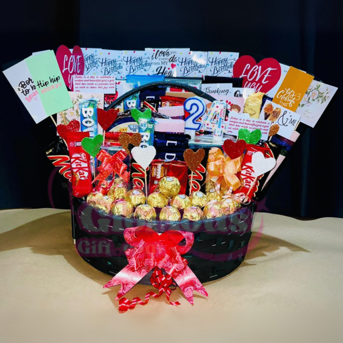 Exclusive Chocolate Box with Tag Card - Image 1