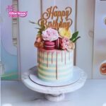 Strawberry Floral Cake