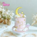 Now Born Baby Girl Cake