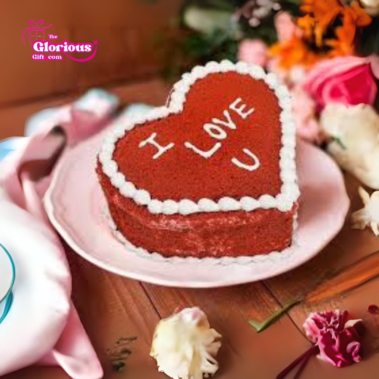 IMG-20251004-WA0014 Red Velvet Heart Shape Cake - Image 1