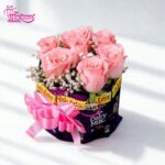 DairyMilk & Pink Roses for my Heart