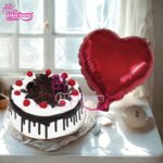 Black Forest Cake with Balloon