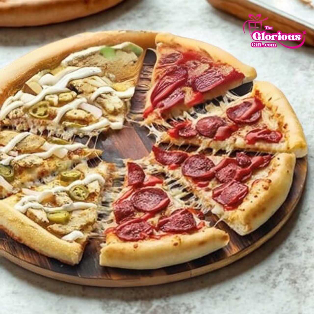 IMG-20251017-WA0029 Half n Half Large Pizza From Domino's - Image 1