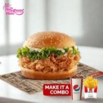 Zinger Combo Burger From KFC