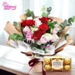 Mix Roses & Rocher For Special One